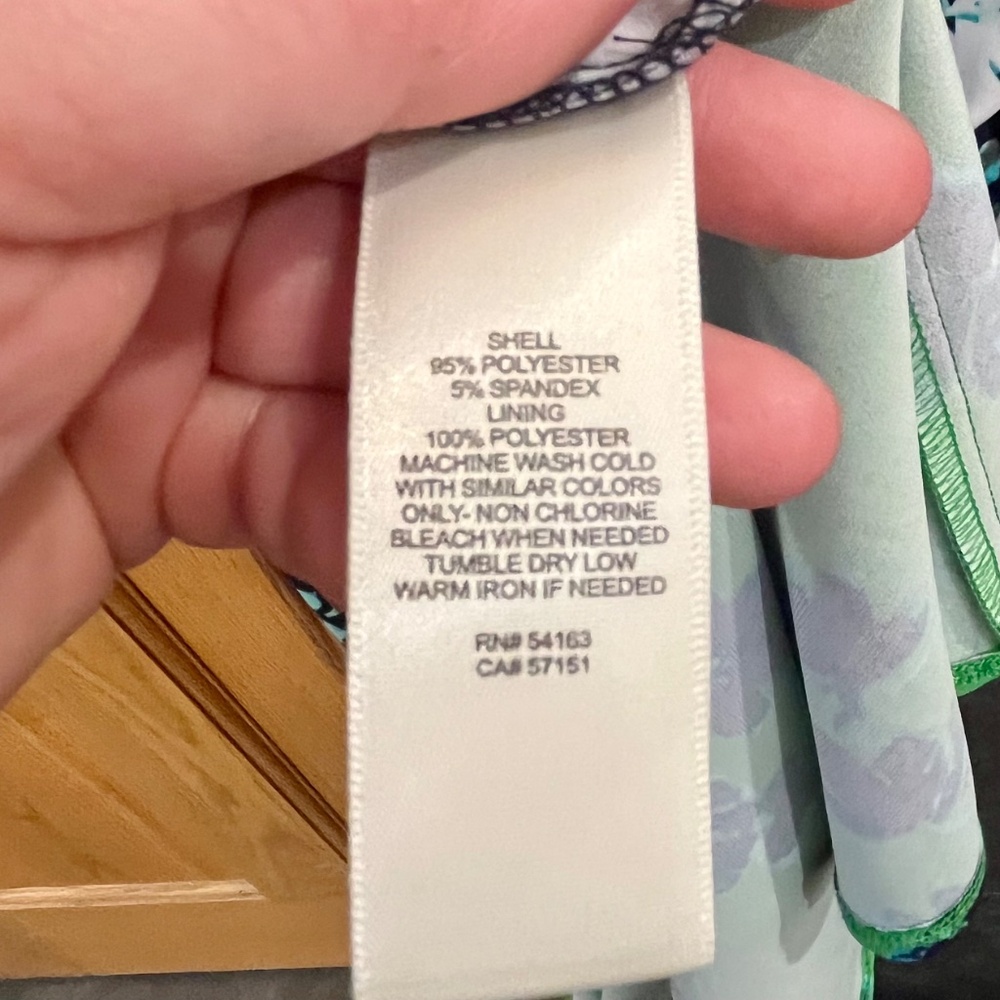 NWT Eliza J Women's Floral Printed Faux Wrap Surplus Bodice Dress Size 2 - Picture 9 of 12